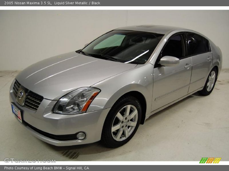 Liquid Silver Metallic / Black 2005 Nissan Maxima 3.5 SL
