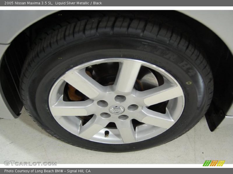 Liquid Silver Metallic / Black 2005 Nissan Maxima 3.5 SL