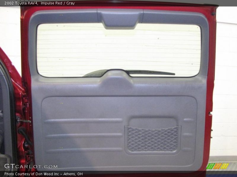 Impulse Red / Gray 2002 Toyota RAV4