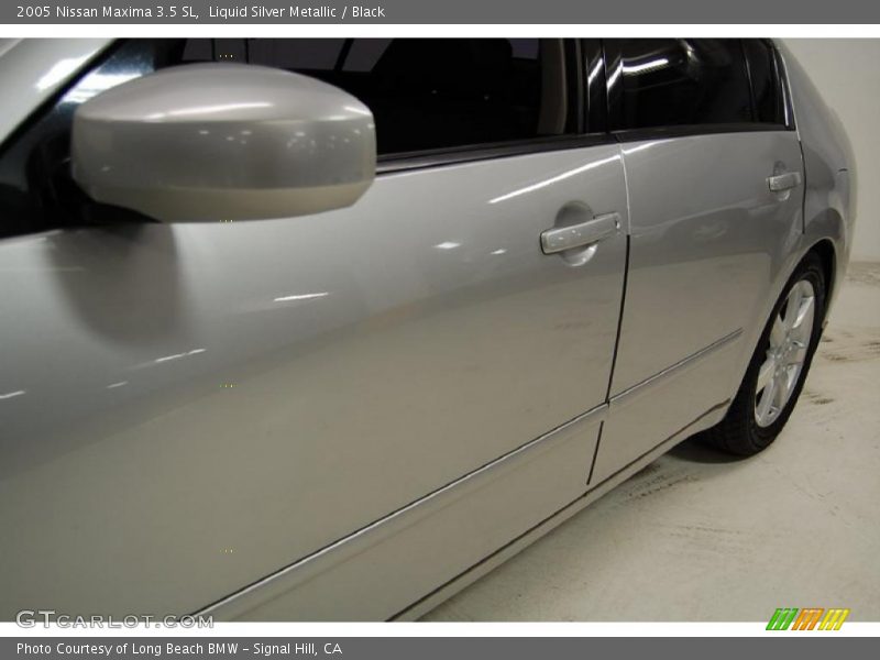 Liquid Silver Metallic / Black 2005 Nissan Maxima 3.5 SL