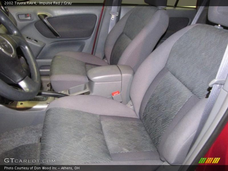 Impulse Red / Gray 2002 Toyota RAV4
