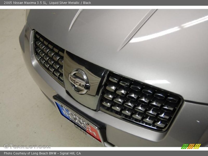Liquid Silver Metallic / Black 2005 Nissan Maxima 3.5 SL