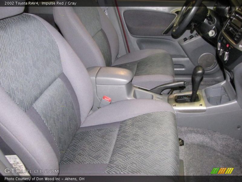Impulse Red / Gray 2002 Toyota RAV4