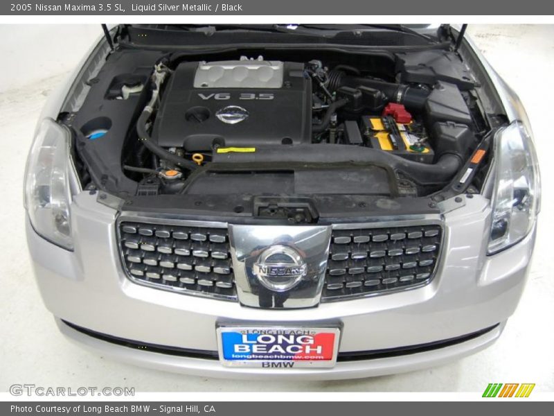 Liquid Silver Metallic / Black 2005 Nissan Maxima 3.5 SL