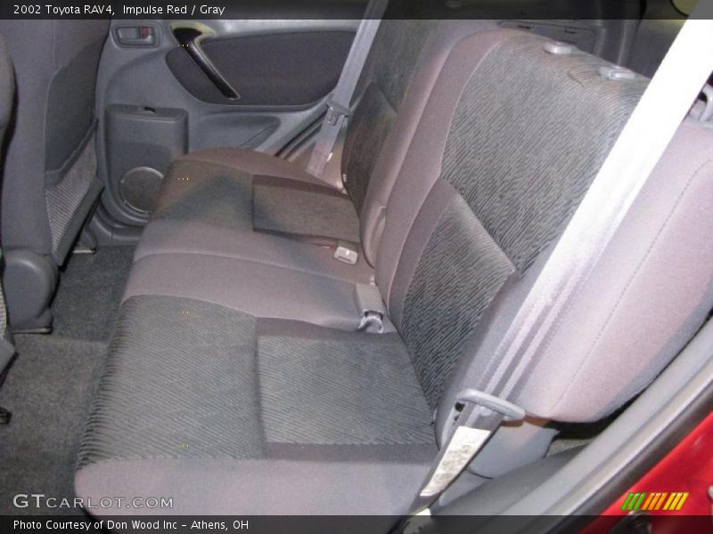 Impulse Red / Gray 2002 Toyota RAV4
