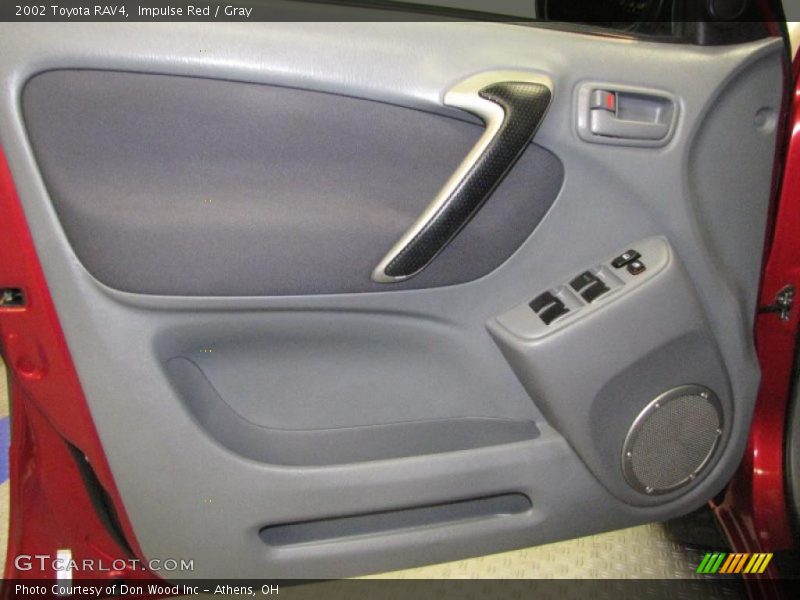 Impulse Red / Gray 2002 Toyota RAV4