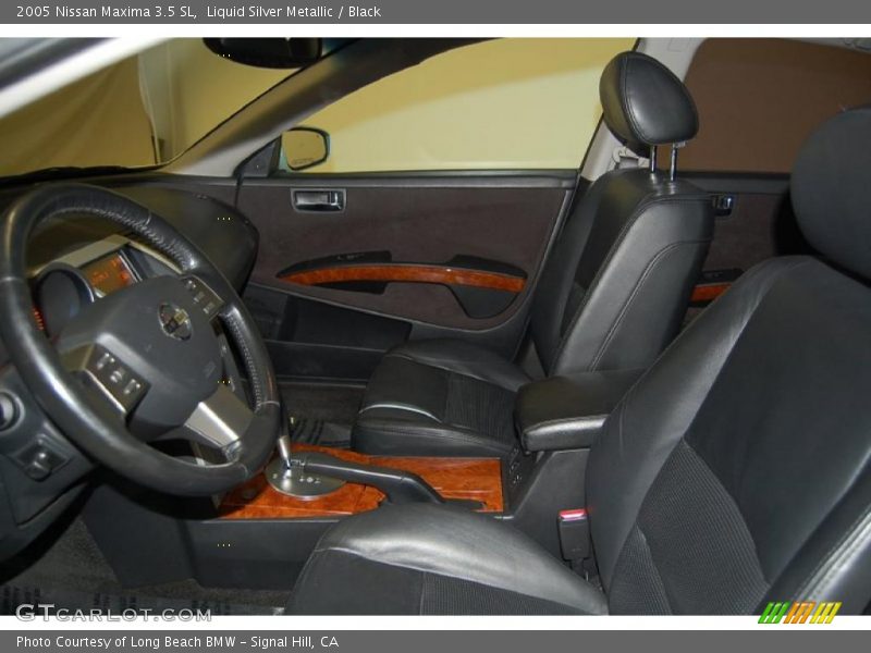 Liquid Silver Metallic / Black 2005 Nissan Maxima 3.5 SL