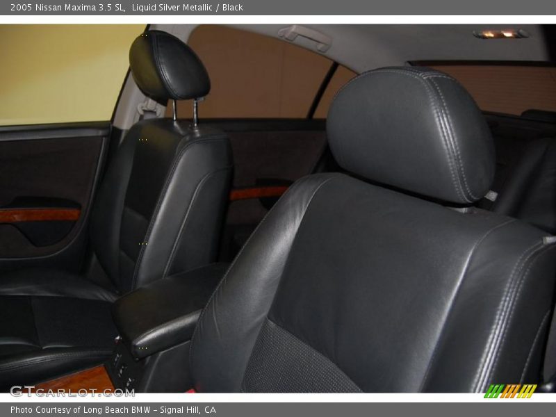 Liquid Silver Metallic / Black 2005 Nissan Maxima 3.5 SL