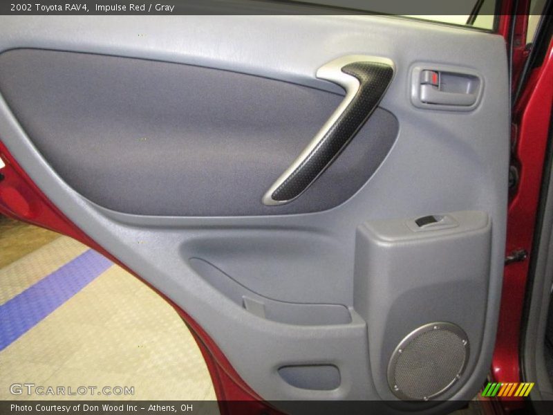 Impulse Red / Gray 2002 Toyota RAV4