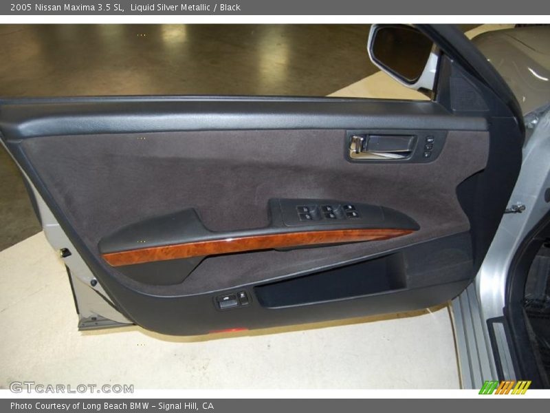 Liquid Silver Metallic / Black 2005 Nissan Maxima 3.5 SL