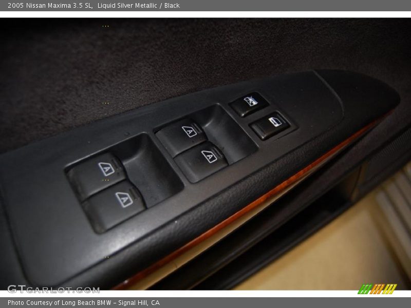 Liquid Silver Metallic / Black 2005 Nissan Maxima 3.5 SL