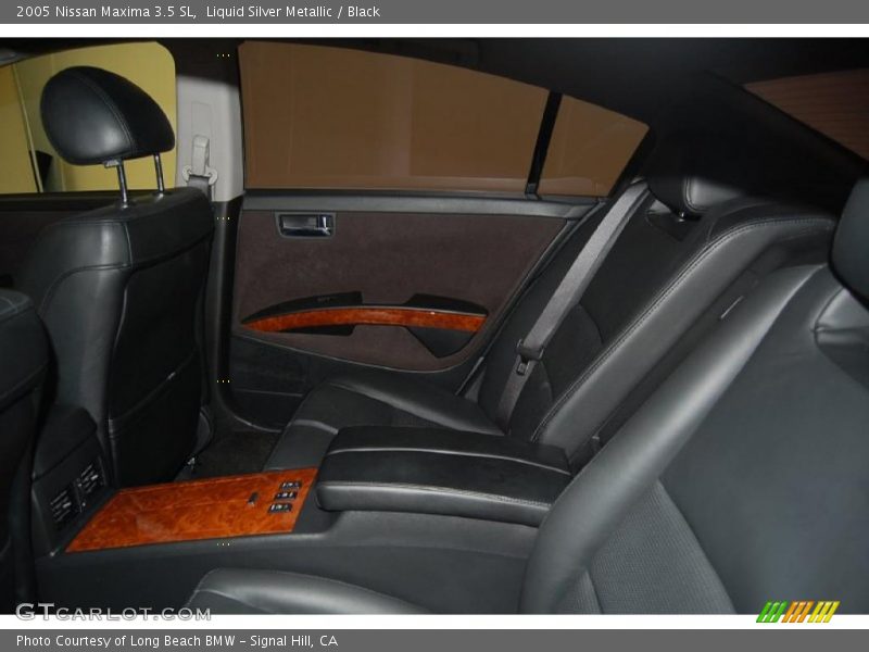Liquid Silver Metallic / Black 2005 Nissan Maxima 3.5 SL