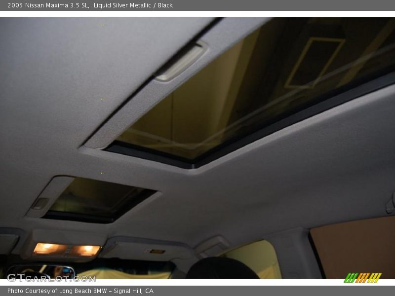 Liquid Silver Metallic / Black 2005 Nissan Maxima 3.5 SL