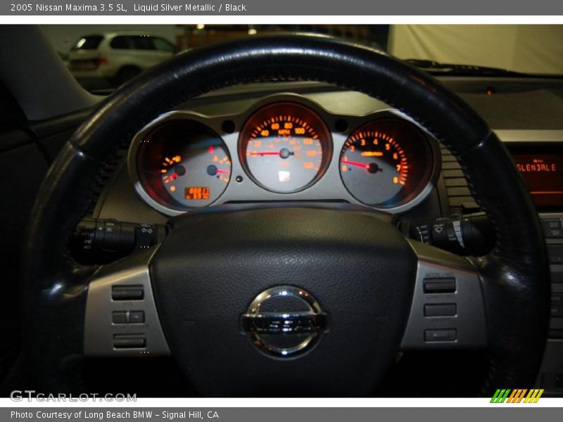 Liquid Silver Metallic / Black 2005 Nissan Maxima 3.5 SL