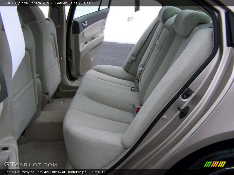 Golden Beige / Beige 2007 Hyundai Sonata SE V6