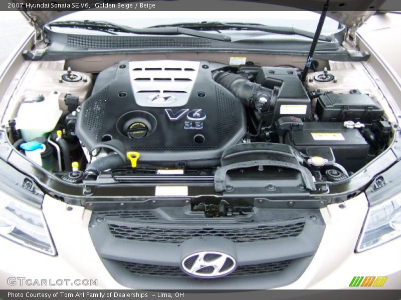 Golden Beige / Beige 2007 Hyundai Sonata SE V6