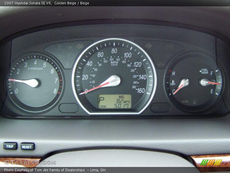 Golden Beige / Beige 2007 Hyundai Sonata SE V6