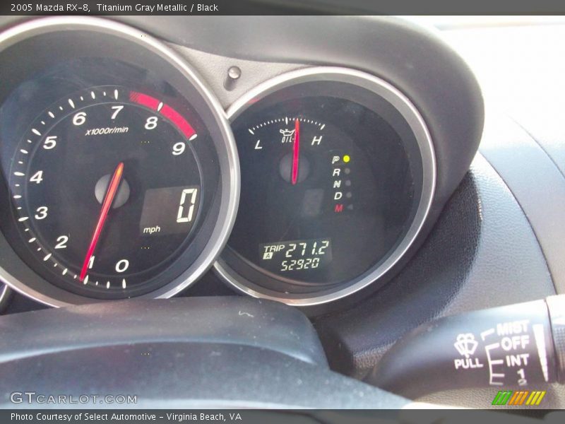 Titanium Gray Metallic / Black 2005 Mazda RX-8