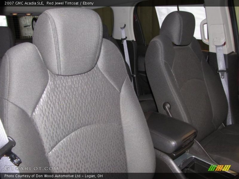 Red Jewel Tintcoat / Ebony 2007 GMC Acadia SLE