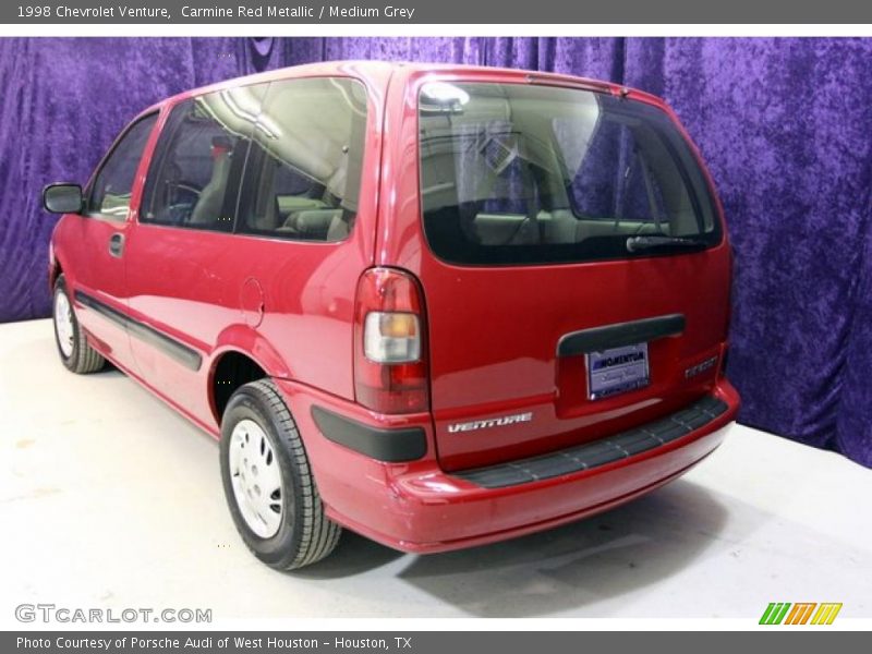 Carmine Red Metallic / Medium Grey 1998 Chevrolet Venture