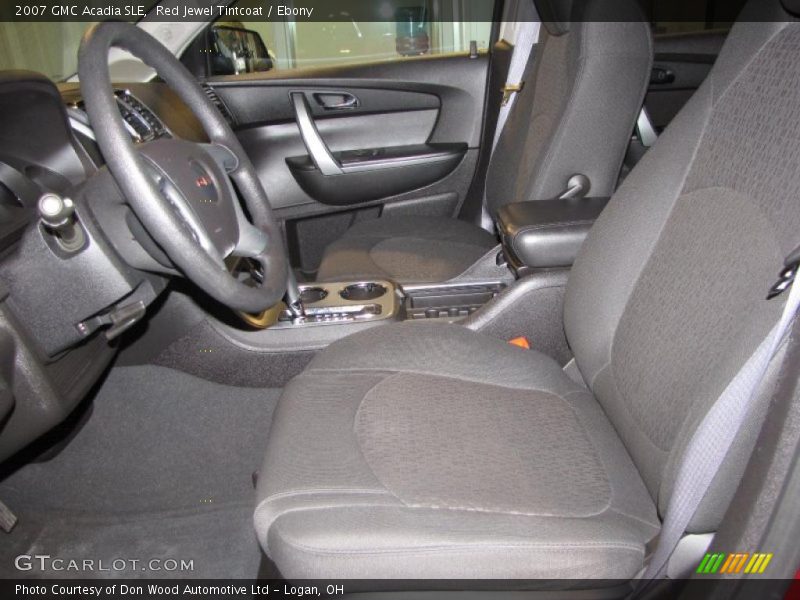Red Jewel Tintcoat / Ebony 2007 GMC Acadia SLE