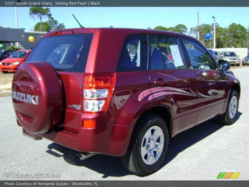 Shining Red Pearl / Black 2007 Suzuki Grand Vitara