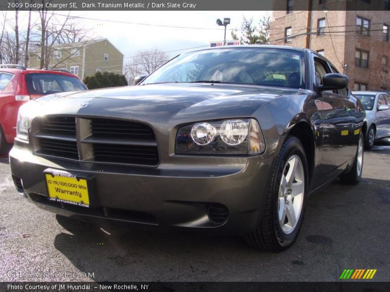 Dark Titanium Metallic / Dark Slate Gray 2009 Dodge Charger SE
