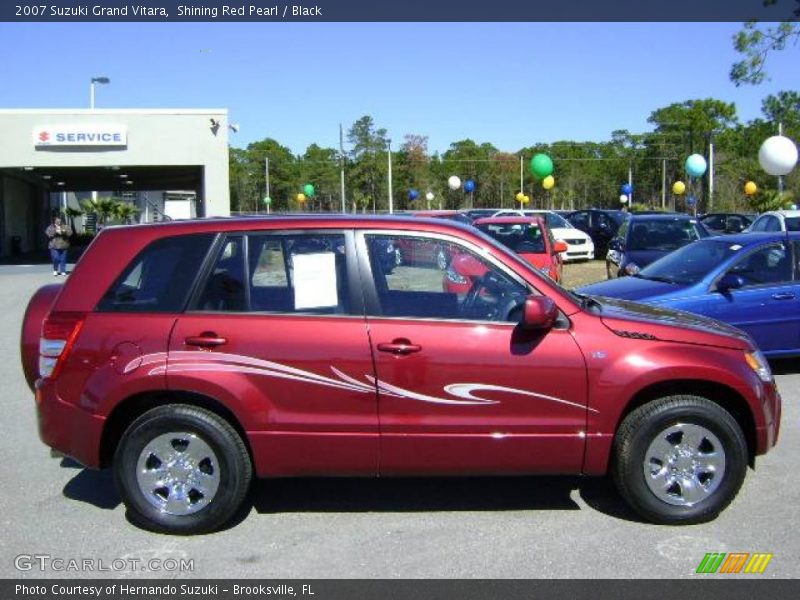 Shining Red Pearl / Black 2007 Suzuki Grand Vitara