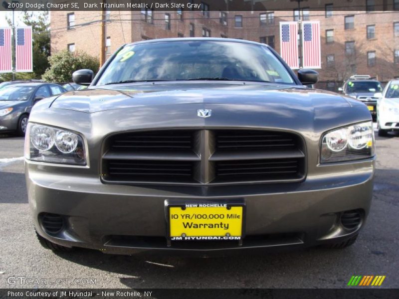 Dark Titanium Metallic / Dark Slate Gray 2009 Dodge Charger SE