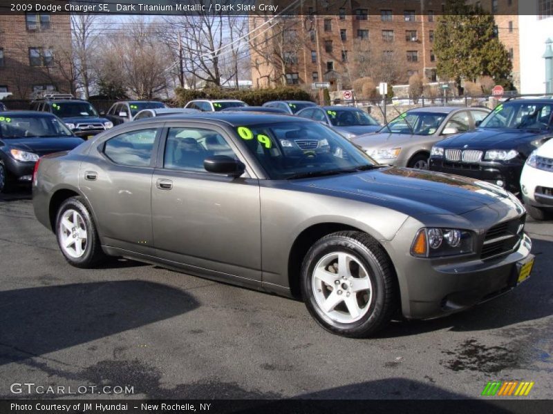 Dark Titanium Metallic / Dark Slate Gray 2009 Dodge Charger SE