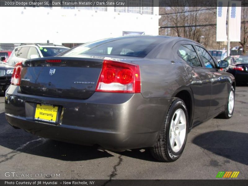 Dark Titanium Metallic / Dark Slate Gray 2009 Dodge Charger SE