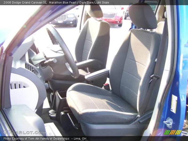 Marathon Blue Pearl / Dark Slate/Light Shale 2008 Dodge Grand Caravan SE