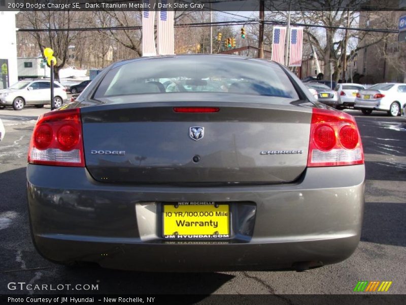 Dark Titanium Metallic / Dark Slate Gray 2009 Dodge Charger SE