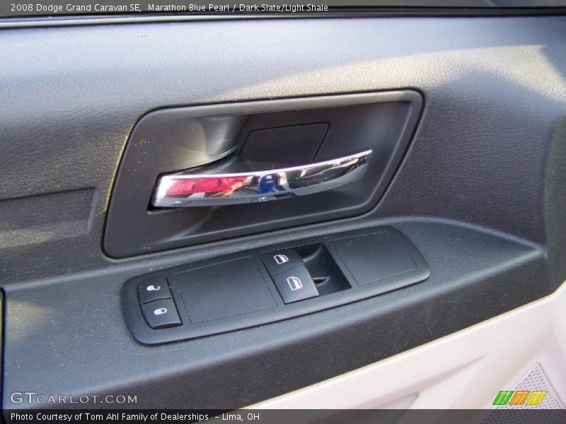 Marathon Blue Pearl / Dark Slate/Light Shale 2008 Dodge Grand Caravan SE