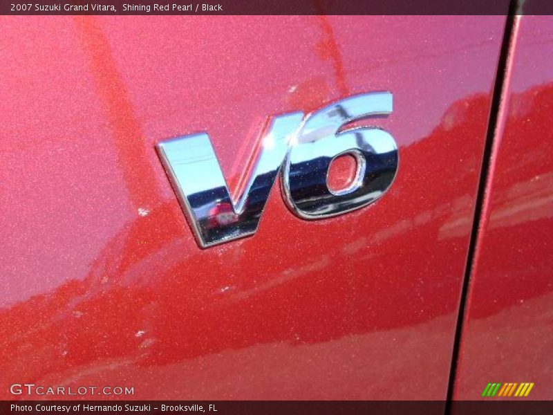 Shining Red Pearl / Black 2007 Suzuki Grand Vitara