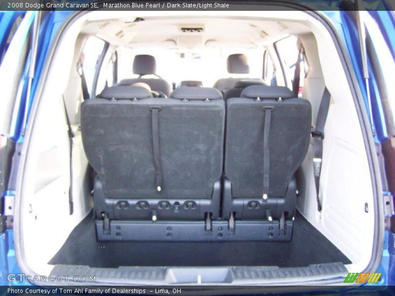 Marathon Blue Pearl / Dark Slate/Light Shale 2008 Dodge Grand Caravan SE