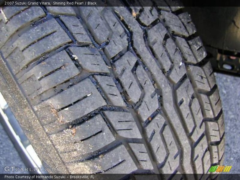 Shining Red Pearl / Black 2007 Suzuki Grand Vitara