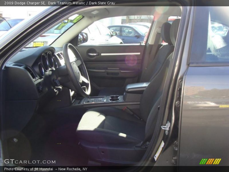 Dark Titanium Metallic / Dark Slate Gray 2009 Dodge Charger SE
