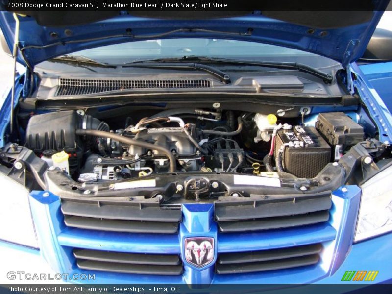 Marathon Blue Pearl / Dark Slate/Light Shale 2008 Dodge Grand Caravan SE