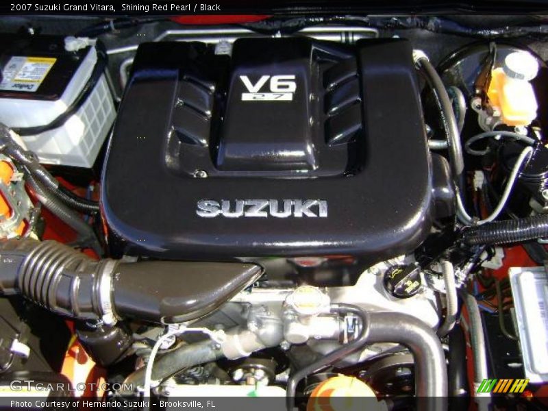 Shining Red Pearl / Black 2007 Suzuki Grand Vitara