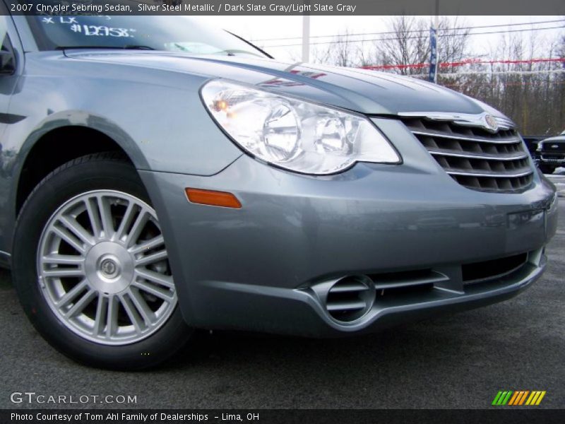 Silver Steel Metallic / Dark Slate Gray/Light Slate Gray 2007 Chrysler Sebring Sedan