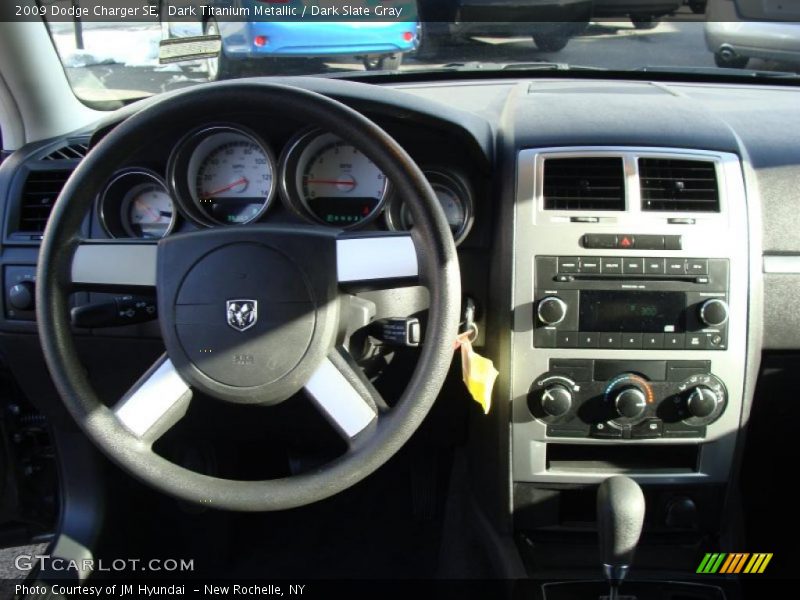 Dark Titanium Metallic / Dark Slate Gray 2009 Dodge Charger SE