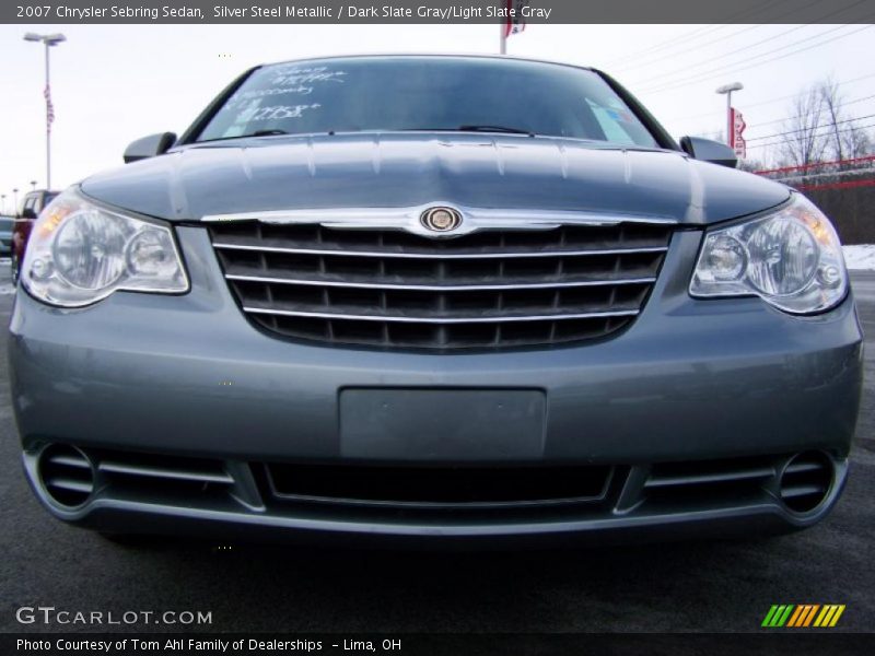 Silver Steel Metallic / Dark Slate Gray/Light Slate Gray 2007 Chrysler Sebring Sedan