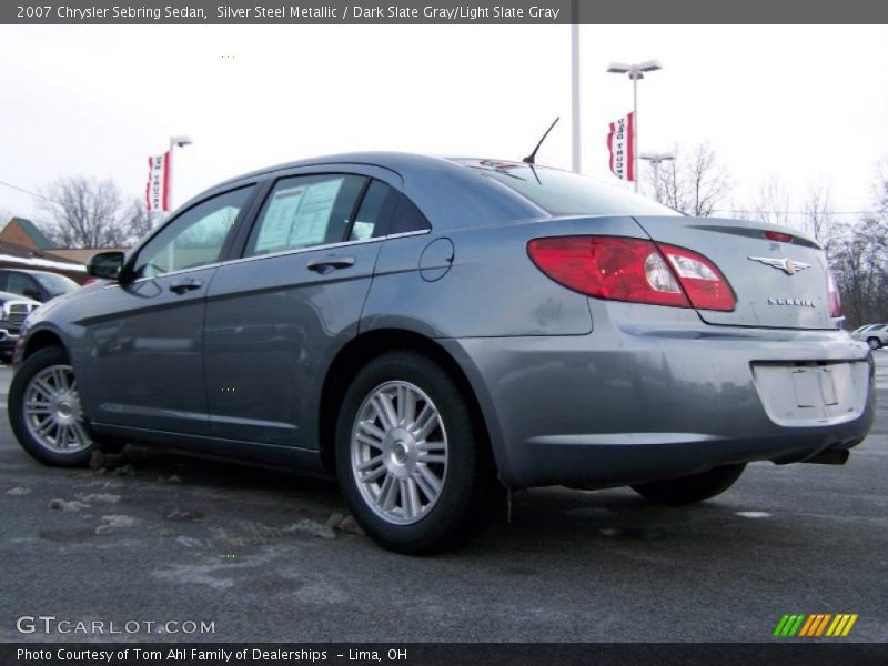 Silver Steel Metallic / Dark Slate Gray/Light Slate Gray 2007 Chrysler Sebring Sedan