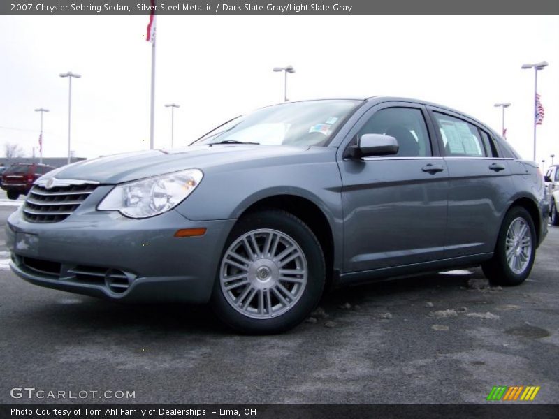 Silver Steel Metallic / Dark Slate Gray/Light Slate Gray 2007 Chrysler Sebring Sedan