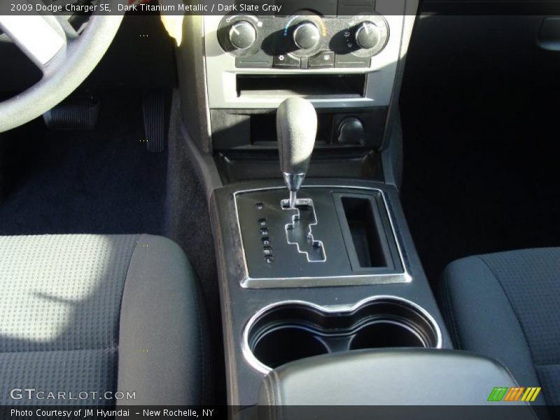 Dark Titanium Metallic / Dark Slate Gray 2009 Dodge Charger SE