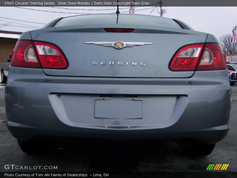 Silver Steel Metallic / Dark Slate Gray/Light Slate Gray 2007 Chrysler Sebring Sedan