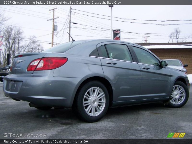Silver Steel Metallic / Dark Slate Gray/Light Slate Gray 2007 Chrysler Sebring Sedan