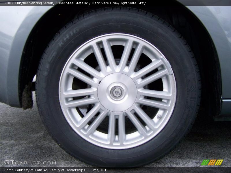 Silver Steel Metallic / Dark Slate Gray/Light Slate Gray 2007 Chrysler Sebring Sedan