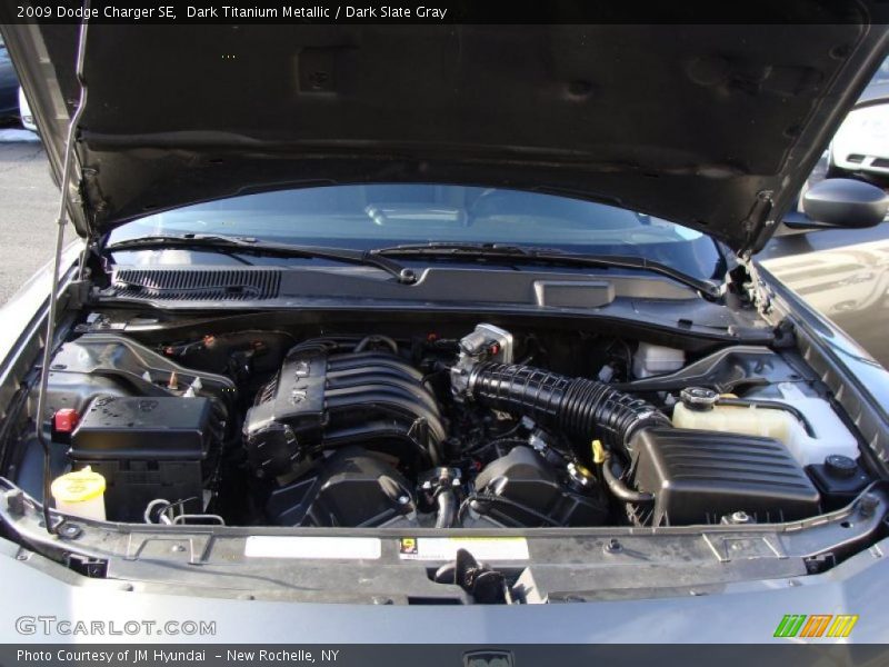 Dark Titanium Metallic / Dark Slate Gray 2009 Dodge Charger SE